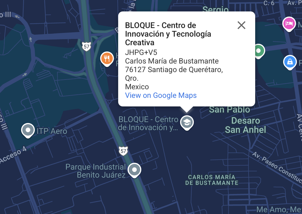 Mapa de ubicación de Esencial